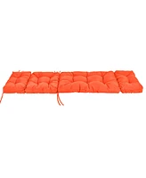 73'' Lounge Chaise Cushion Padded Recliner Cushion