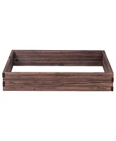 Elevated Wooden Garden Planter Box Bed Kit