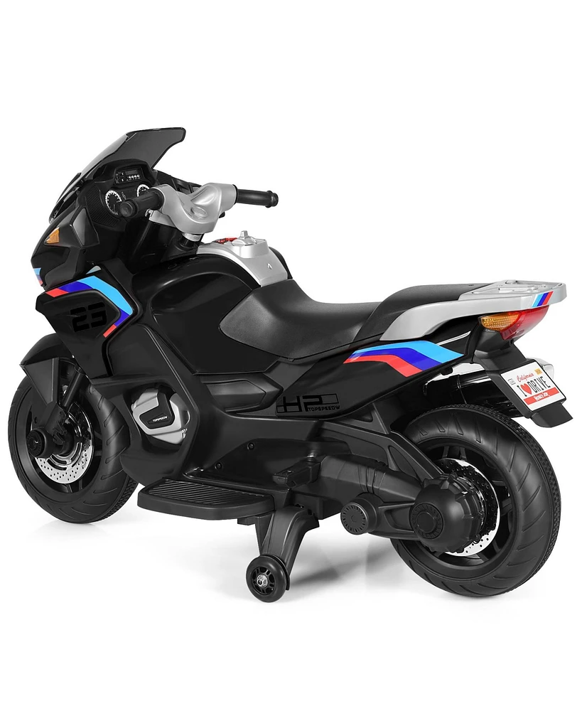 Slickblue 12V Kids Ride On Motorcycle Electric Motor Bike