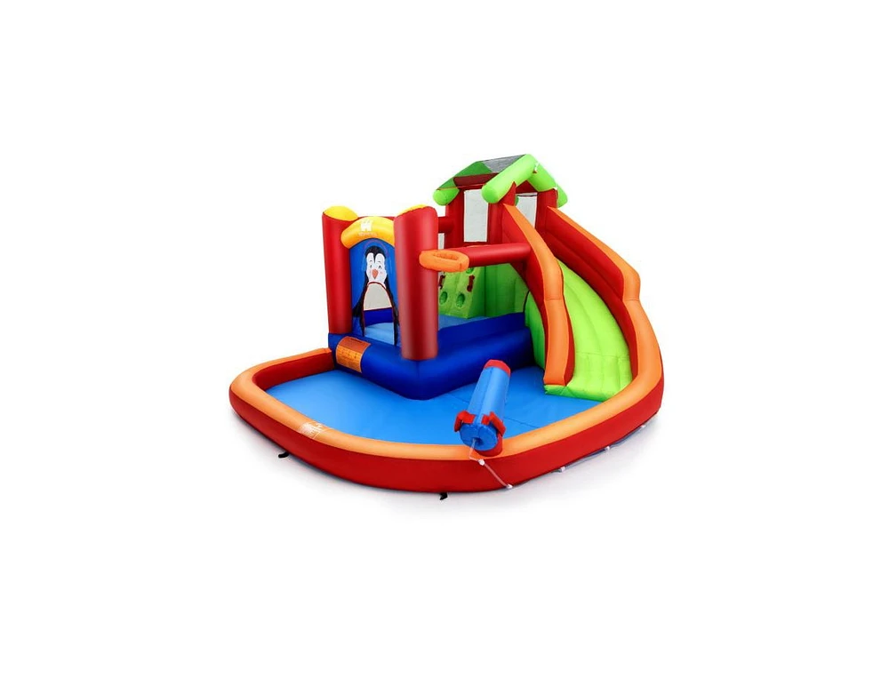 Slickblue Inflatable Slide Bouncer and Water Park Bounce House Without Blower