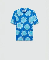 Mango Women's Short-Sleeved Printed Swim T-Shirt