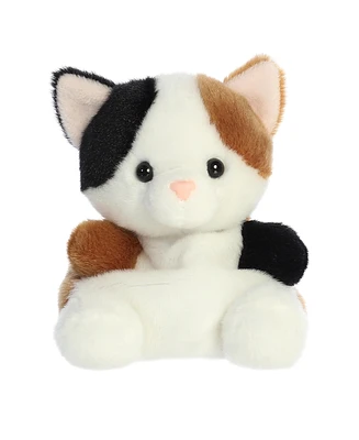 Aurora Mini Peebs Calico Cat Palm Pals Adorable Plush Toy White 5"