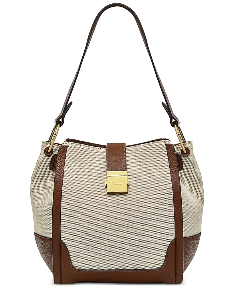 Radley London Sloane Street Canvas Small Open Top Shoulder Bag