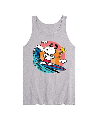 Hybrid Apparel Snoopy Woodstock Surf Men's Jersey Tank