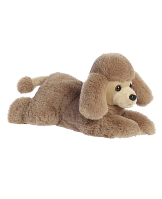 Aurora Medium Payton Poodle Flopsie Adorable Plush Toy Brown 12"