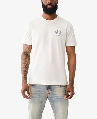 True Religion Men's Short Sleeve Vintage Flock T-shirts