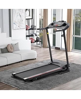 Streamdale Furniture Foldable Electric Treadmill with Incline and Bluetooth