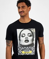 Guess Men's Short Sleeve Girl Graphic T-Shirt