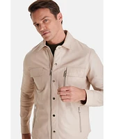 Furniq Uk Men's Fashion Jacket, Beige