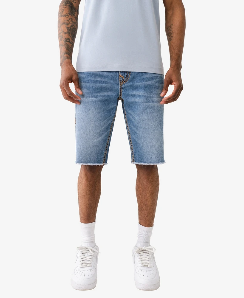 True Religion Men's Ricky Flap Super T Fray Hem Short