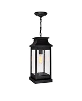 Cwi Lighting 18.25" Metal Milford 1 Light Outdoor Pendant