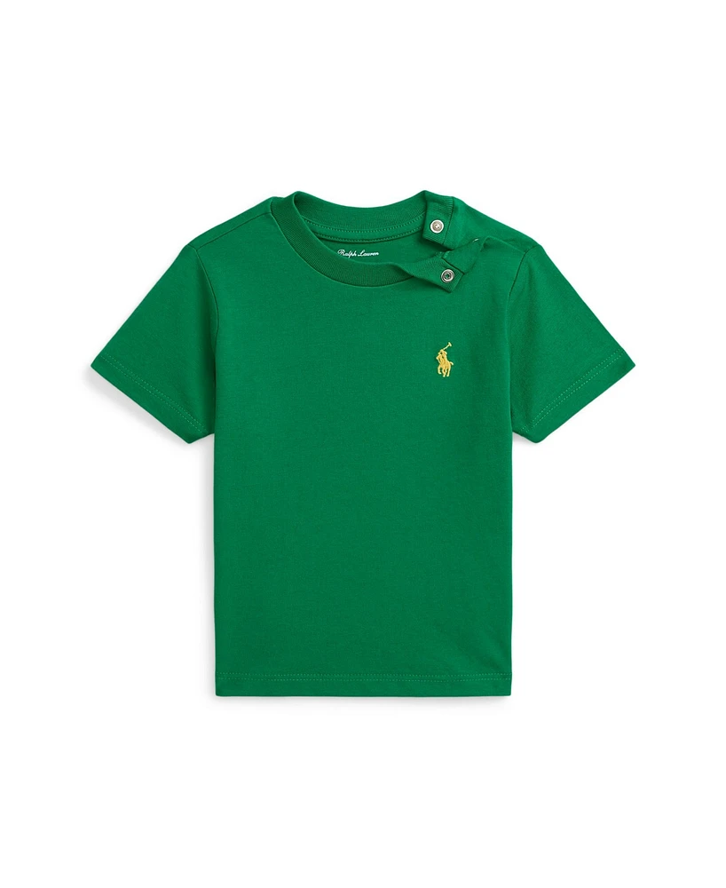 Polo Ralph Lauren Baby Boys Cotton Jersey Crewneck T Shirt