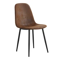 6 Modern Medieval Style Armchairs with Suede Cushions
