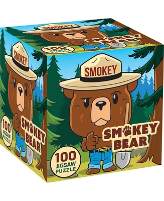 Masterpieces Smokey Bear - 100 Piece Square Jigsaw Puzzle for kids