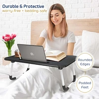 Nestl Foldable Lap Desk - Portable & Lightweight - Ideal for Working, Reading, or Eating