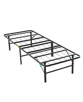 Clara Clark 14" Adjustable Foldable Steel Bed Frame