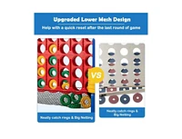 Slickblue 4-to-Score Giant Game Set with Net Storage-Blue