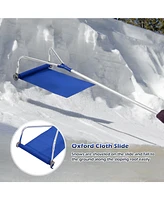 Slickblue 21 Feet Adjustable Aluminium Snow Roof Rake with Wheels and Oxford Slide