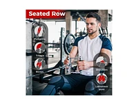Slickblue 3-Piece Cable Machine Attachment Set for Home Gym
