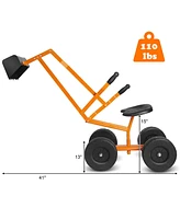 Slickblue Heavy Duty Kid Ride-on Sand Digger Digging Excavator