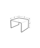 Azar Displays Clear Acrylic Riser Pedestal Display 2"W x 2"D x 2"H, 4