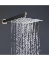 10" Brushed Nickel Shower System with Temperature Control
