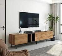 Modern 80" Tv Stand with Large Storage