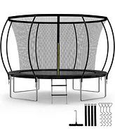 Streamdale Furniture 12FT Recreational Trampoline with Enclosure Net - Astm Approved