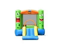 Slickblue Inflatable Castle Bounce House Jumper Kids Playhouse with Slider