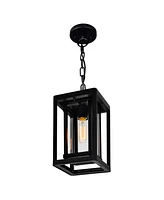 Cwi Lighting 13.2" Metal Mulvane 1 Light Outdoor Hanging Light