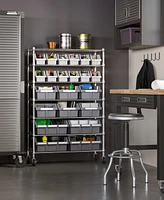 Seville Classics 7-Tier 21 Bin Rack System, Nsf Certified