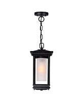 Cwi Lighting 16" Metal Granville 1 Light Outdoor Hanging Light