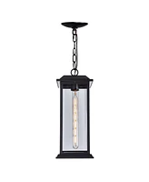 Cwi Lighting 17.4 Metal Blackbridge 1 Light Outdoor Pendant