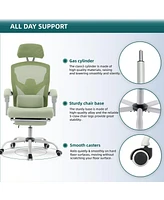 Streamdale Furniture Mesh High Back Ergonomic Office Chair Lumbar Support Pillow Computer Desk Chair