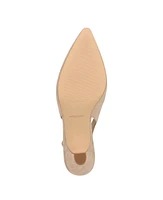 Nine West Women's Jannit Pointy Toe Slingback Dress Pumps