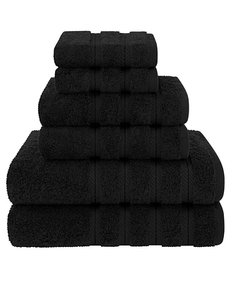 American Soft Linen 100% Cotton Luxury 6-Piece Towel Set