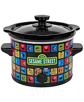 Uncanny Brands Sesame Street 2qt Slow Cooker - Cook With All Your Favorite Sesame Street Characters