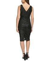 kensie Women's Sequined Sheath Dress