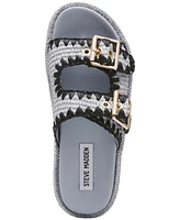 Steve Madden Women's Karrigan Platform Footbed Sandals