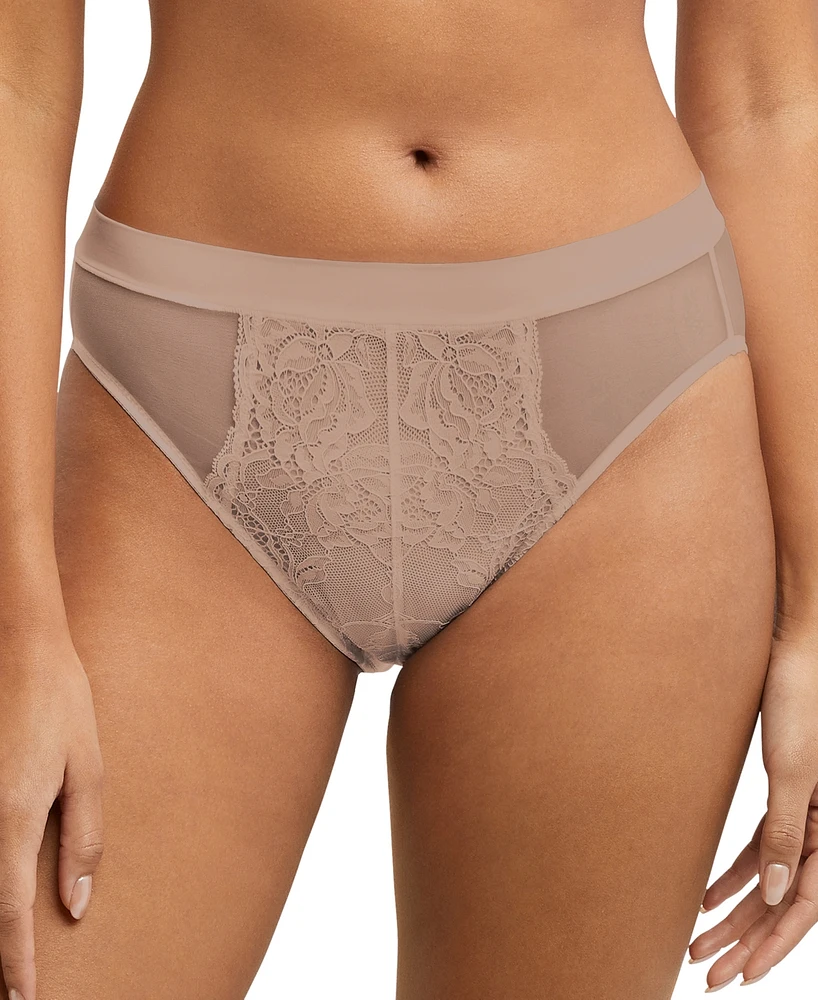 One Smooth U Perfectly Pretty Lace Mesh Hi Cut Dflchc