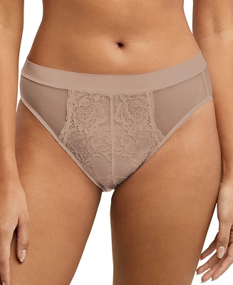 One Smooth U Perfectly Pretty Lace Mesh Hi Cut Dflchc