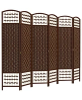 Homcom 6 Panel Room Divider, Folding Screen, 5.6