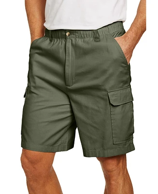 KingSize Men's Big & Tall Knockarounds 8" Full-Elastic Cargo Shorts