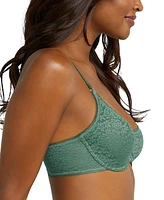 Maidenform Pure Comfort Stretch Lace Demi Underwire Bra DM202C