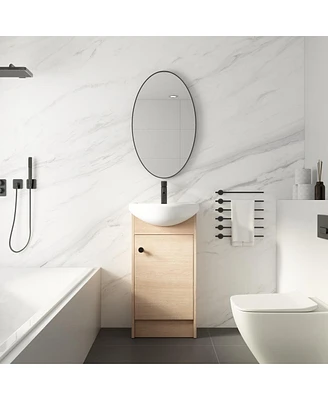 Simplie Fun 18 Inch Freestanding Bathroom Vanity