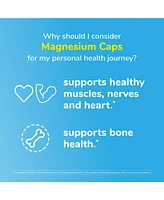 Twinlab Magnesium Caps - High Absorption Magnesium Supplement - Magnesium Capsules for Stress Relief, 420 mg, 200 Count, 2 Pack
