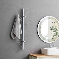 Coat Hat Rack Silver