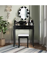 Vanity Dressing Table 10 Dimmable Bulbs Touch Switch for Bedroom