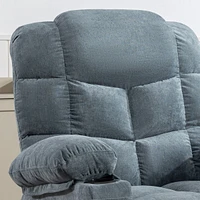 Oversized Rocker Recliner with Massage, Heat, and Usb