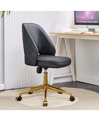 Simplie Fun Adjustable Swivel Office Chair with Wheels